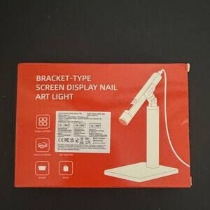 Bracket-Type Screen Display Nail Art Light